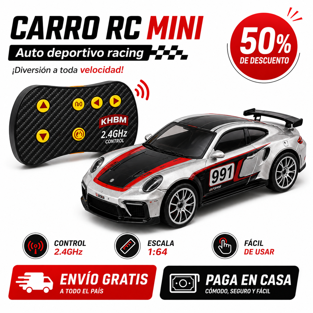 Carro a control remoto pequeños