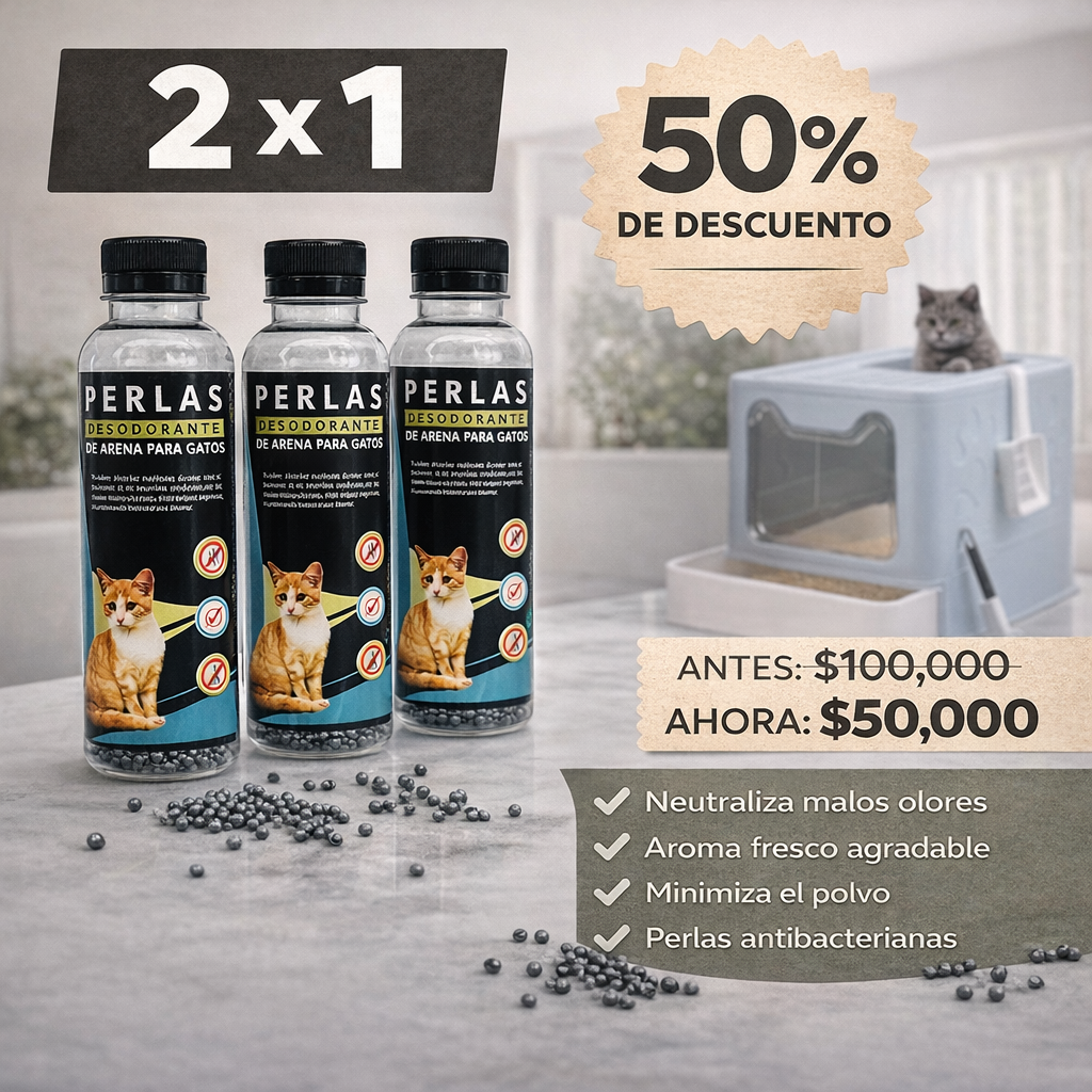 neutralizador de olor para areneros X 2