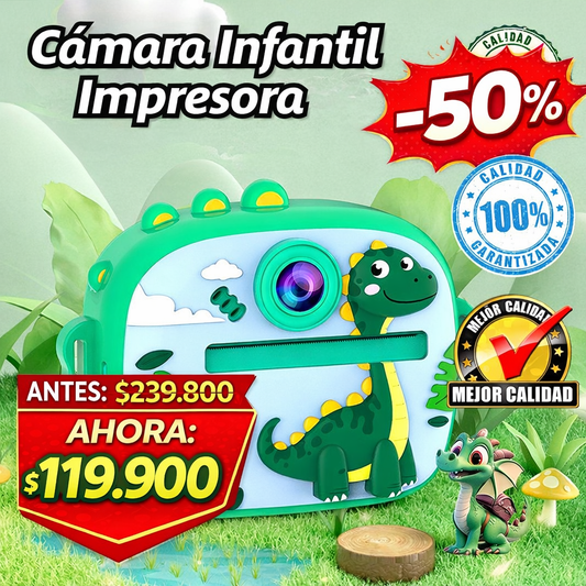 Cámara Infantil Impresora Instantánea