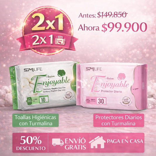 combo 2 x 1 toallas tumalina