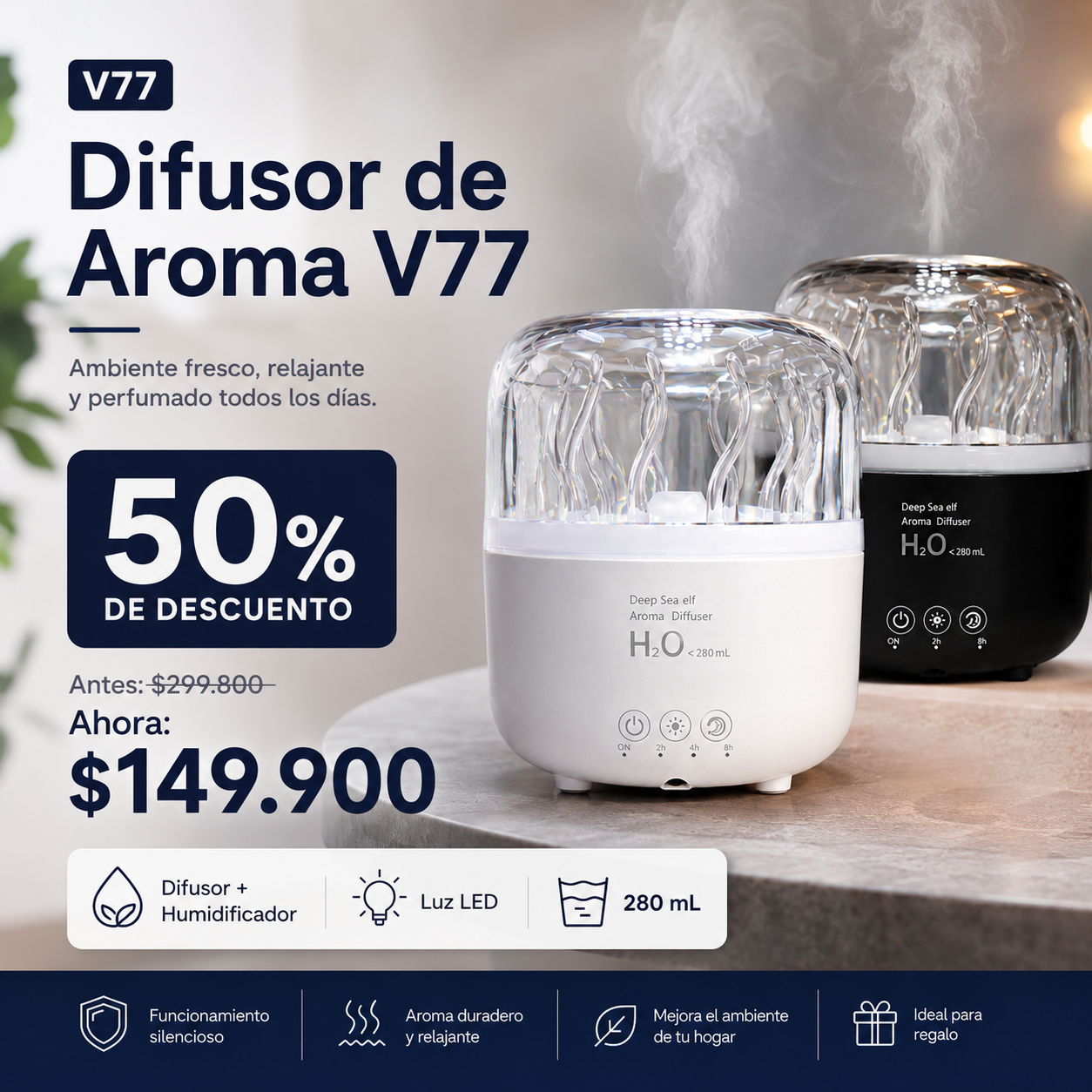 HUMIDIFICADOR TENTACULOS