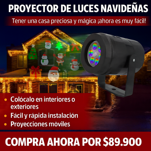 🎄✨ Proyector Navideño de Luces