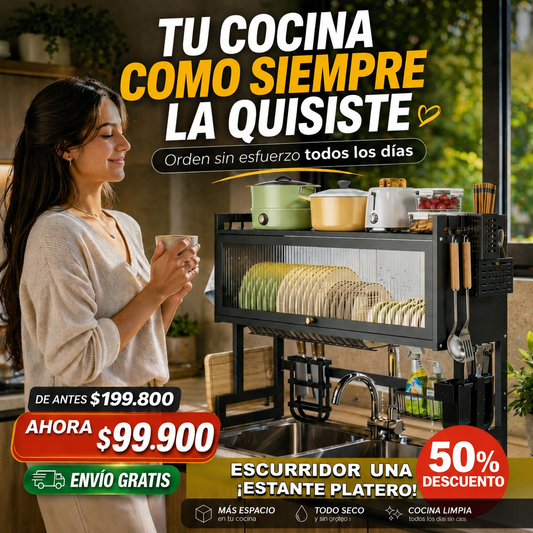 ESCURRIDOR DE PLATOS 65 CM