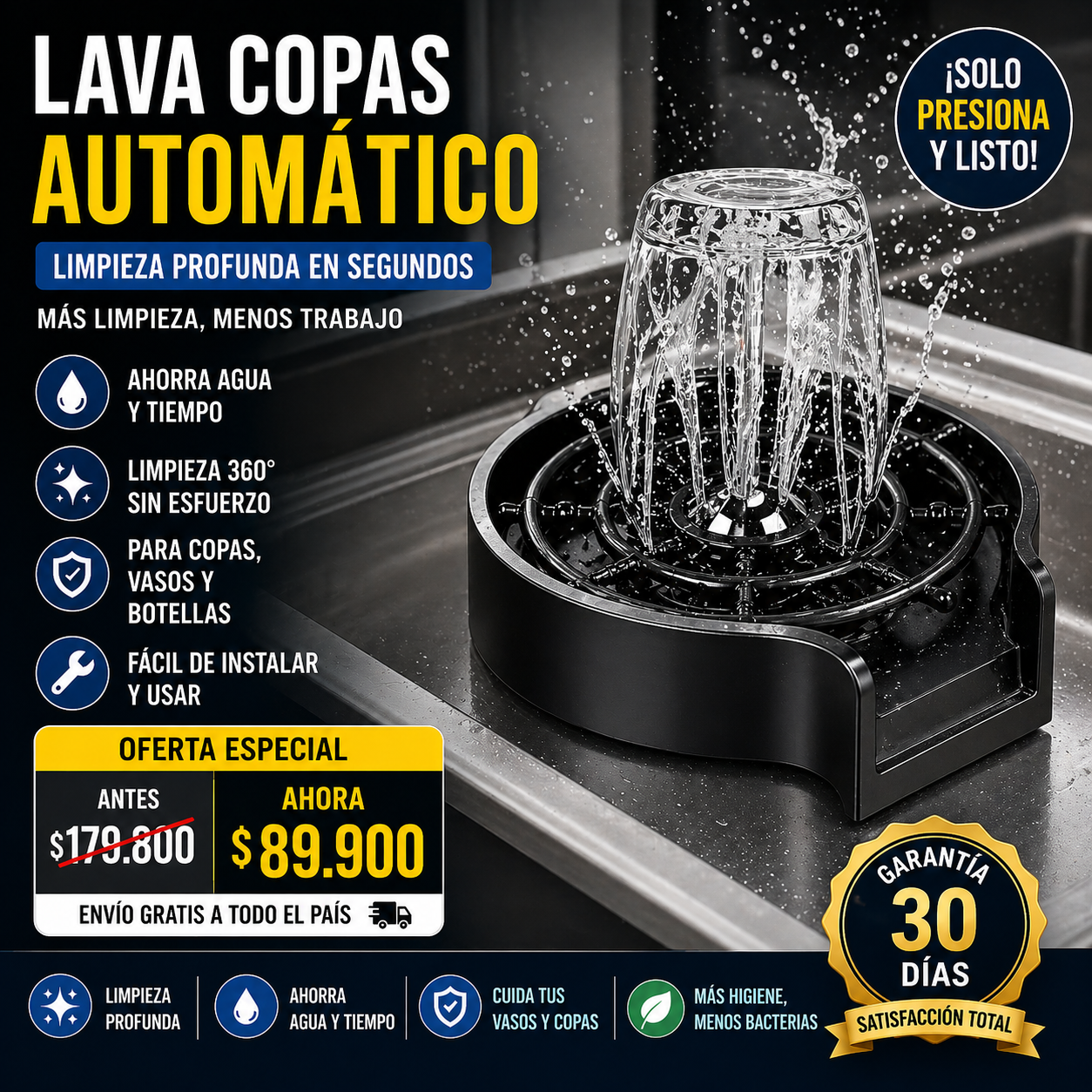LIMPIA COPAS Y VASOS