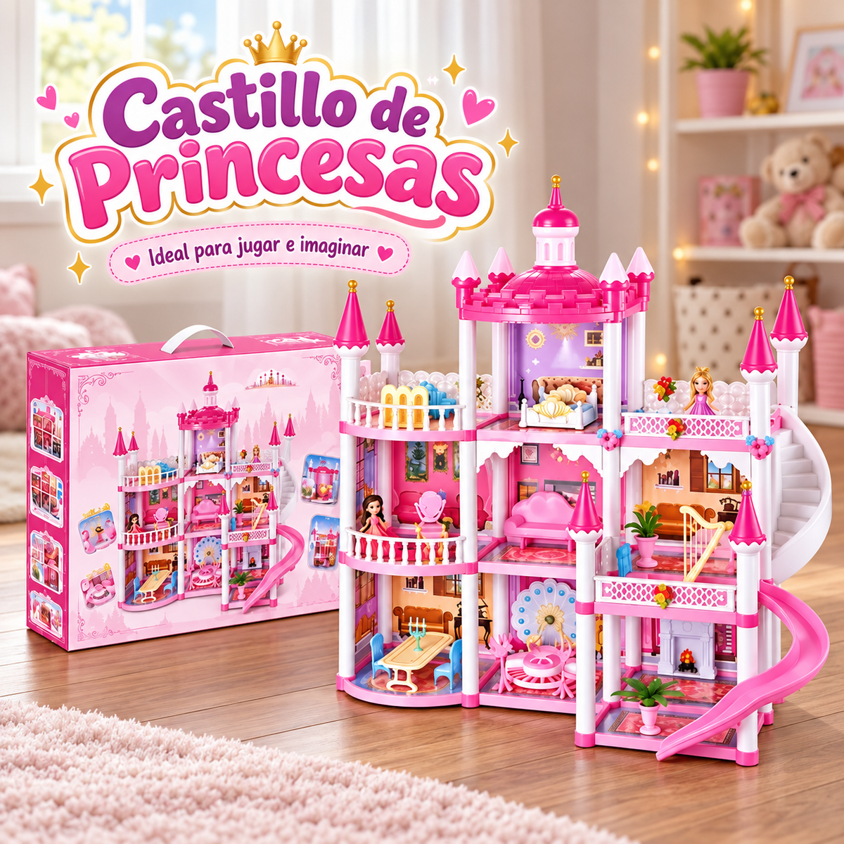 Castillo de Princesas Infantil
