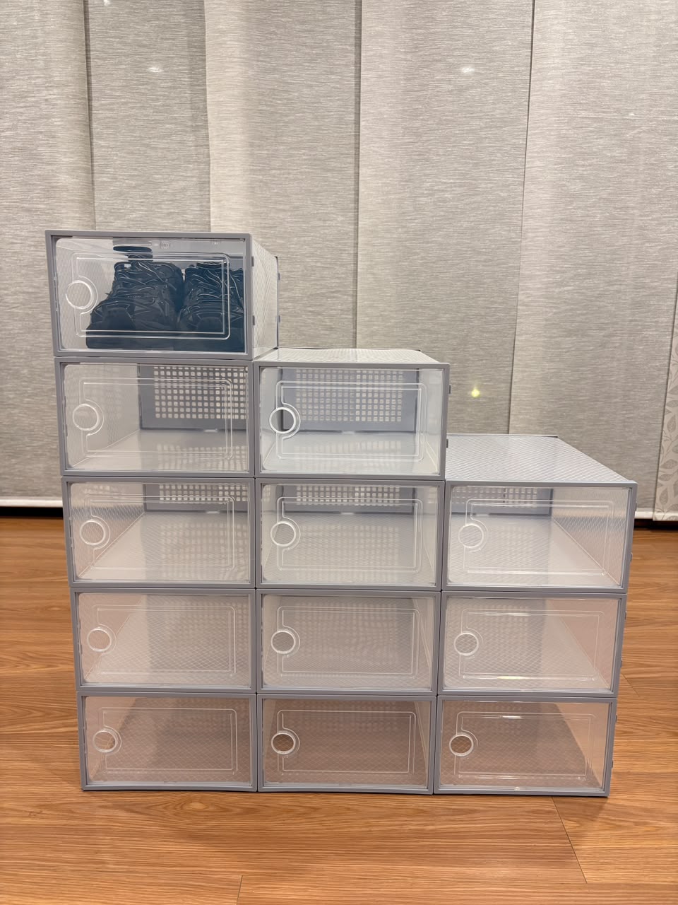 Zapatero Modular Transparente 12 Puestos