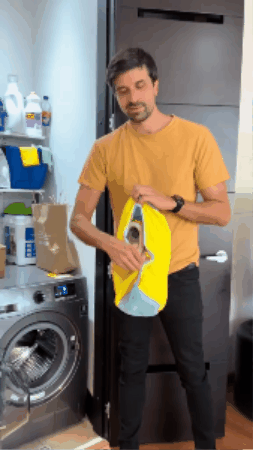 bolsa para lavar zapatos