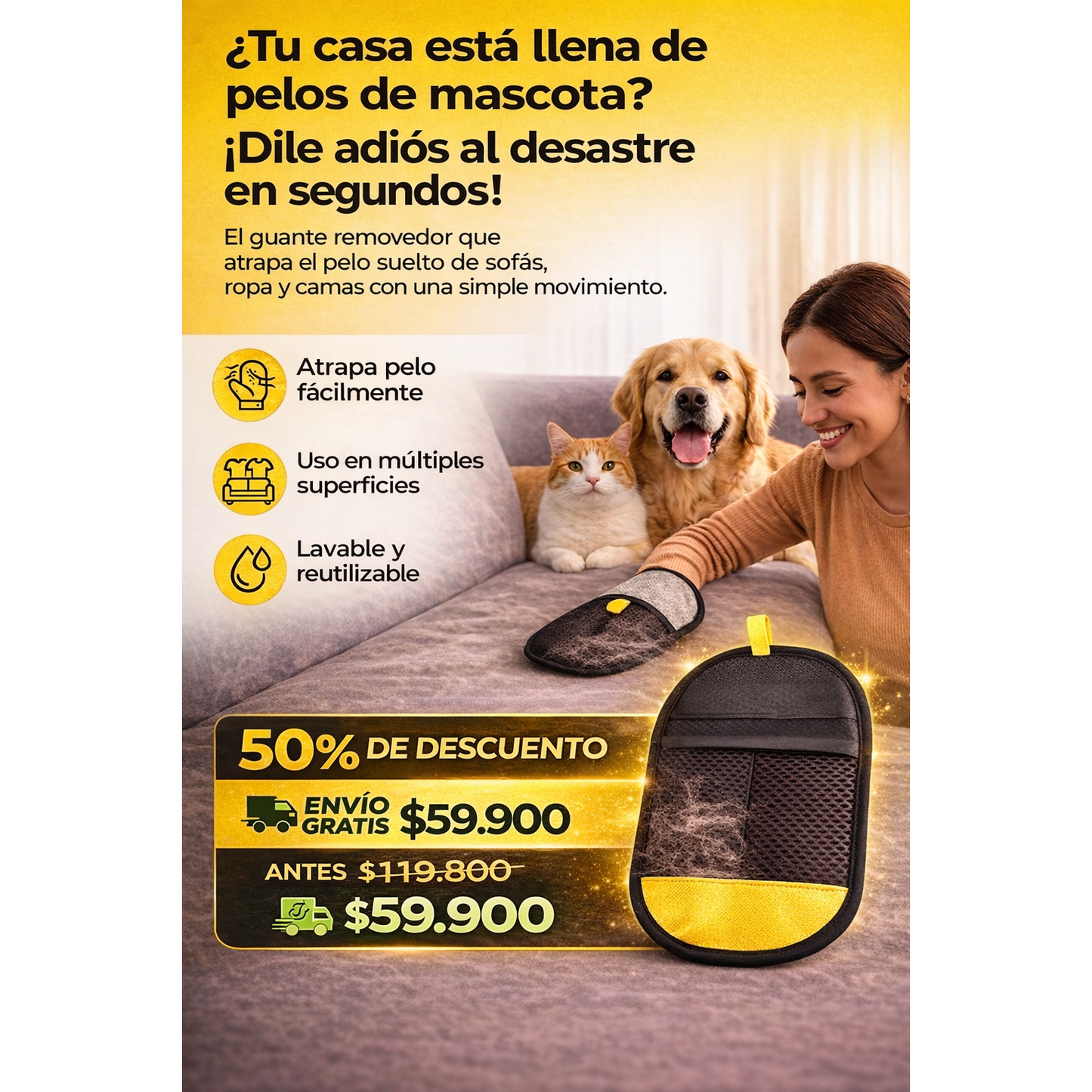 SACA PELUSAS