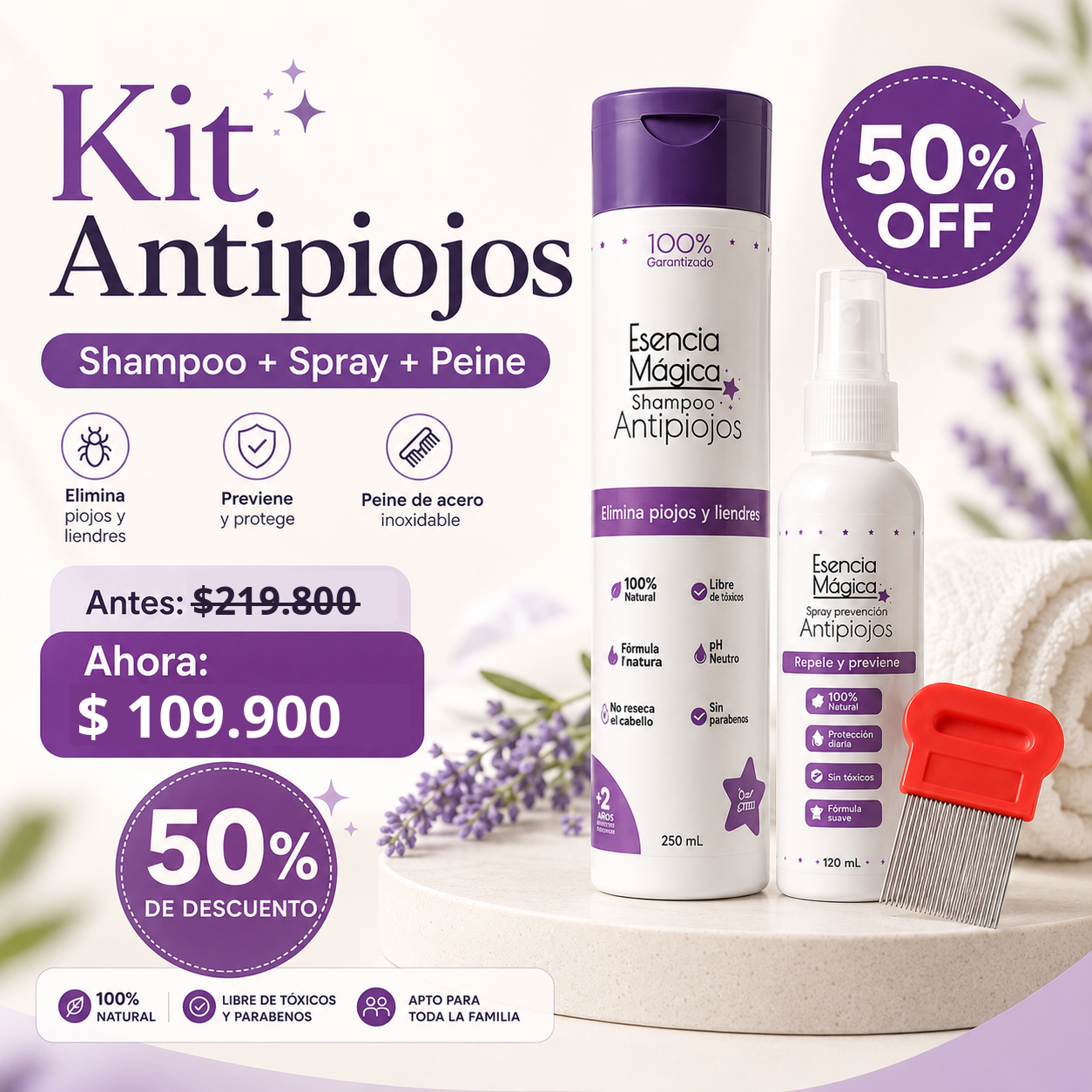 KIT PARA PIOJOS